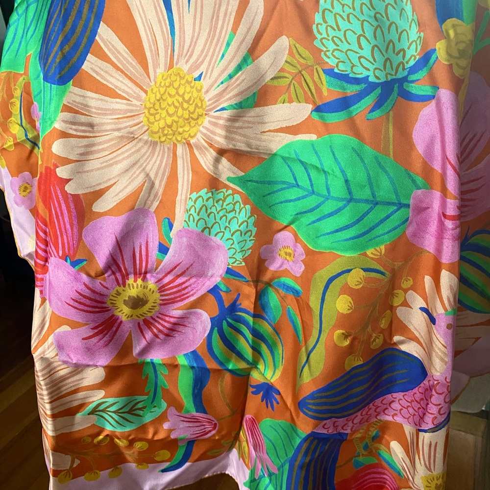 Rifle Paper Co. | Square Silk Scarf (Dovecote)
